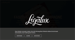 Desktop Screenshot of ligalux.de